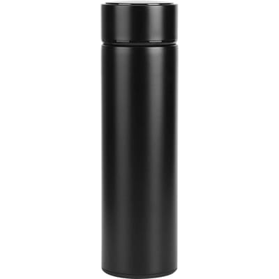 500ml LED Intelligente Temperatuurweergave Geïsoleerde Waterfles Thermische Vacuüm BekerZwart black
