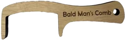 Kam voor kale mannen - Grappige kam - Kale mannen kam - Hout - Geintje - 15CM - Nepkam - CHPN