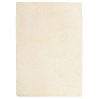 vidaXL - Hoogpolig - vloerkleed - NAVARRA - 240x340 - cm - polyester - crèmekleurig