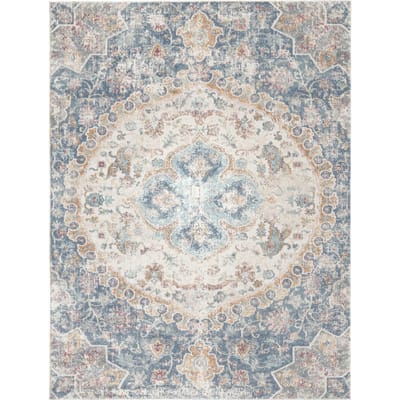 Binnen- en buitenkleed Torino blauw 60x100 cm