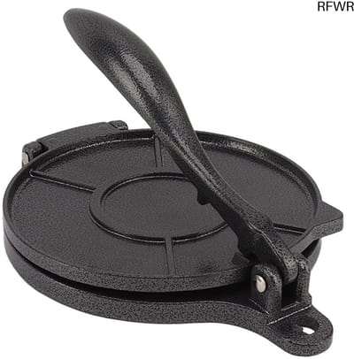RFWR® Multifunctionele Roti Maker en Tortillapers - Efficiënte Keuken Tool 20 cm Zwart