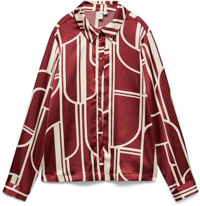 VERO MODA - VMHADLEY L/S SHIRT WVN BTQ GA - Dames - Blouses