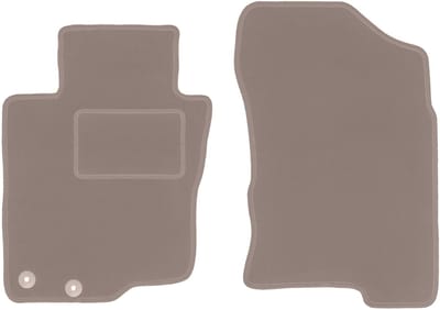 Beige voormatten voor: Toyota Hilux VIII pick-up (2015-)