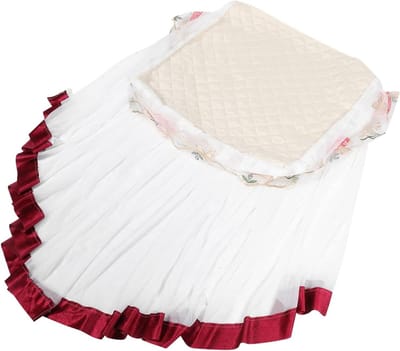 Wasmachinehoes - Drogerhoes Beschermhoes - Apparaten Beschermen - Decoratief Kant Design - 87 cm Lengte - Diverse Kleuren