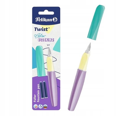 Pelikan Twist Vulpen Pastel - Ergonomisch voor Links- en Rechtshandigen