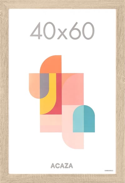 ACAZA Fotolijst - Fotokader - Fotolijst 40x60 cm - Fotokader 40x60 cm - MDF Hout - Lichte Eik