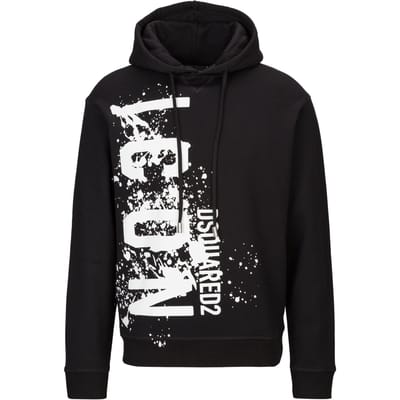 Dsquared2 Hoodie Icon Splash Fit Hoodie
