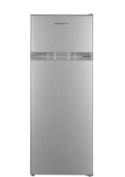 Heinner HF-H2206SE++ Koel-vriescombinatie – 206 L – LED-verlichting – Omkeerbare Deur – Instelbare Thermostaat – Zilver – 5 Jaar Garantie