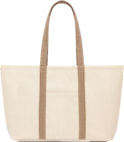 grote draagtas voor vrouwen - contrasterende kleur - zwervers schoudertassen - compartimenten - damestassen - handtas - school werk universiteit - reizen Tote bag met rits