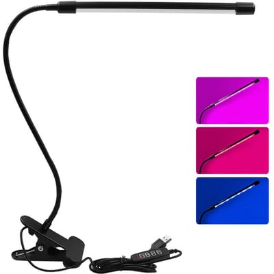 Clip-on Plant Bloem Succulent Groeilamp USB Volledig Spectrum Binnen Kweken Kwekerij Aanvullend Single tube -10W pink