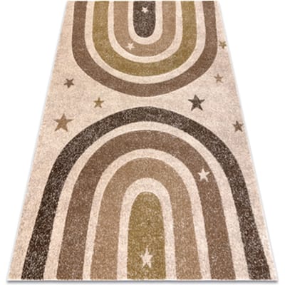 Kleden Rugsx KIDDO tapijt 3854 crème / helder bruin, 80x150 cm
