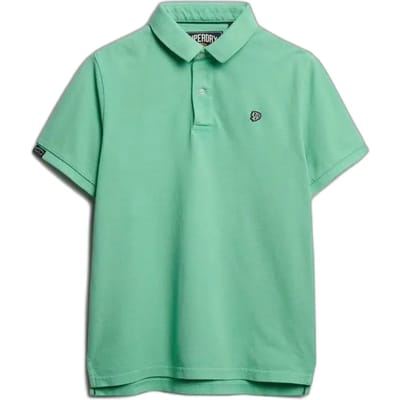Superdry Poloshirt Vintage Destroy Polo M1110451a Spring Bud Green Mannen Maat - 3XL