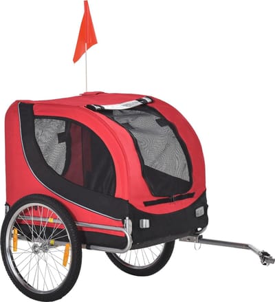 Hondenfietsaanhanger voor Dieren - Ruimtelijke Transportoplossing voor Honden