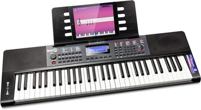 61-Toetsen Keyboard Piano met Bladmuziekstandaard en Opnamefunctie - Ideaal voor Beginners