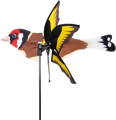 Wind Spinner - Tuindecoratie Vogel - Buiten Decoratie - 2-in-1 Hangend Staand - Ø28x43x85cm - Veelkleurig