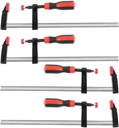 4 stks Heavy Duty Klemmen - Houtbewerking Bar - Quick Slide Timmerwerk Bar Clips - DIY Timmerwerk Houtwerk 50 x 300mm