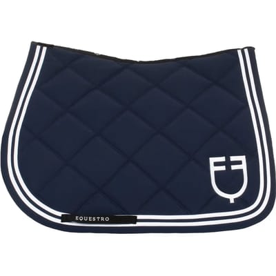 Dubbelgestreepte springsportmat Equestro