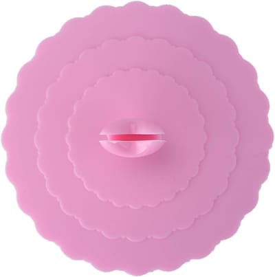 Siliconen Bekerhoes - Herbruikbare Deksel - Drankjes Afdekken - Liefdesvormige Knop - 10 cm Diameter - 9 Kleuren
