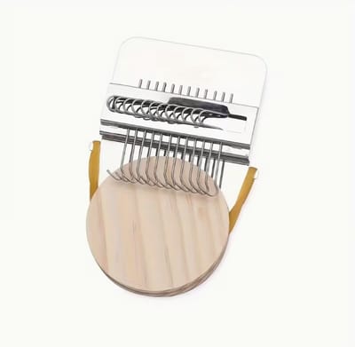 Klein Weefgetouw - Darning Loom - DIY Weefgetouw – Reparatie Tool voor Gaten in Jeans & Sokken - 12 Haken