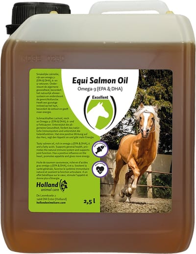 Excellent Equi Zalmolie - 2.5 Liter - Gezondheid, afweersysteem, gewrichtsfunctie - Paarden
