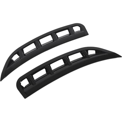 Paire Spoiler d'Aération Latérale de Pare-Chocs Avant Lame de Vent Noir Brillant Remplacement pour Mercedes Benz Classe GLE 2019+ black