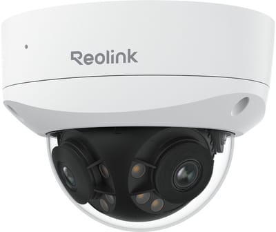 Reolink Duo 3V PoE - 16MP UHD Dubbele-lens PoE-buitencamera - Bewegingsvolging & 180° Panorama - IK10 - Kleuren Nachtzicht