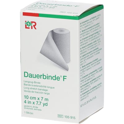 Dauerbinde F 10cm X 7m 1 105915