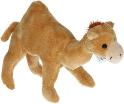 Cornelissen Knuffel dromedaris - bruin - 22 cm - pluche - knuffeldier - woestijndier - cadeauartikel