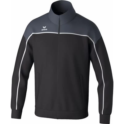 Erima Change Trainingsjack Kinderen - Zwart / Slate Grey / Wit | Maat: 128
