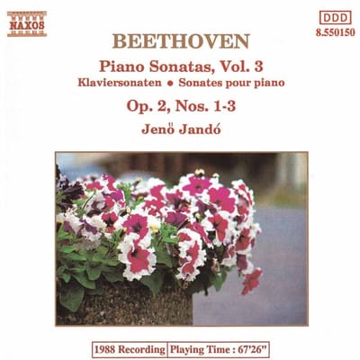 Jeno Jandó - Beethoven: Piano Sonatas 3 (CD)