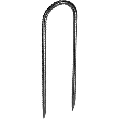 10-Inch 12 Stuks Betonijzeren Palen Heavy Duty U-Vorm Gegalvaniseerde Grondankers