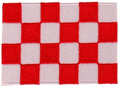 Strijkapplicatie/Patch - Vlag Brabant - 8x6cm