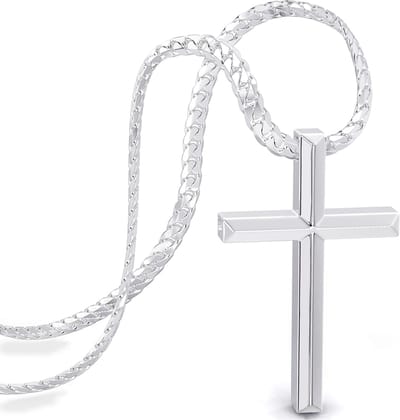 SERASAR Premium Ketting voor Heren [Loyal] | Roestvrij staal 316L | Waterdicht | Stevige kinketting | Veilige sluiting | Zilver | 50 cm | Inclusief sieradendoosje