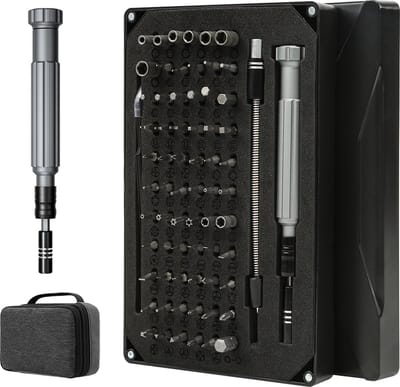 Solvix® 89-delige Professionele Gereedschapsset - Mobiele en Elektronische Reparatie - Complete Schroevendraaierset en Reparatiekit - Duurzame nylon tas