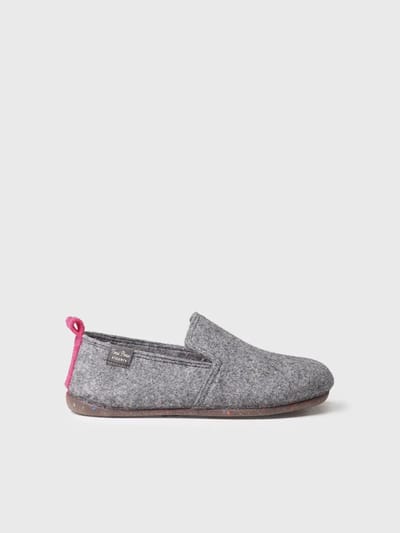 Damesslipper van gerecycled vilt | MELVA-FR