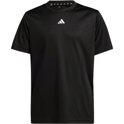 Adidas Train Essentials Logo Regular Fit T-shirt Met Korte Mouwen Zwart 11-12 Years Kinderen