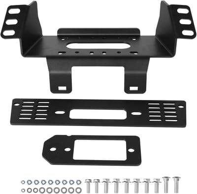 Lierbevestiging, Capaciteit van 907-1633 Kg, Compatibel met Geselecteerde Polaris Ranger Modellen (2010-2021), Duurzaam Staal met Poedercoating, 3-Gats Montage voor Off-Road Berging