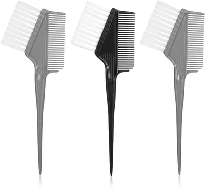 Professionele Haarkleurkwasten Set met Kam - 2-in-1 Applicator voor Salon en Thuisgebruik, Ideaal voor Highlights en Wortel Aanraking