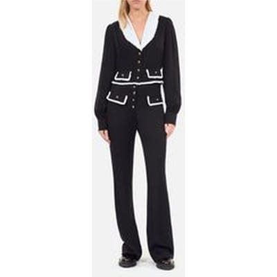 The Kooples Jacquard Trousers Black Größe: 34 | Stoffhosen Outlet | Damen | Schwarz