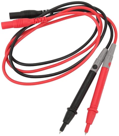 Multimeter Meetsnoeren - Draadsonde Testkabels - Elektrische Metingen - Superieure Duurzaamheid - 90 cm - Zwart