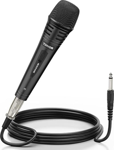 microphone - Podcast Microphone voor Podcasting, Gaming, Live Streaming & Opname, Ingebouwde Koptelefoonuitgang