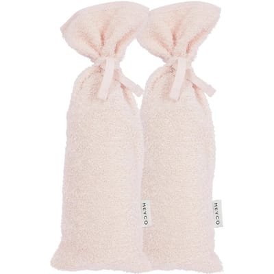 Meyco Baby Uni kruikenzak - 2-pack - badstof - soft pink