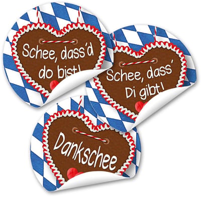 Dailygoods- Stickers Ronde Zelfklevende Etiketten - Stickerboek - Stickers Volwassenen - Stickers Kinderen - Souvenir Verpakking - Oktoberfest Thema