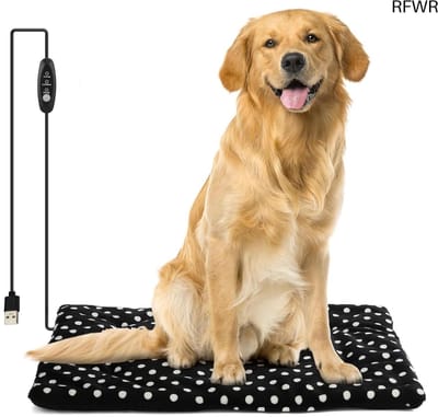 RFWR® Verwarmingskussen voor Huisdieren met 3 Temperatuurniveaus - Ideaal voor Honden en Katten