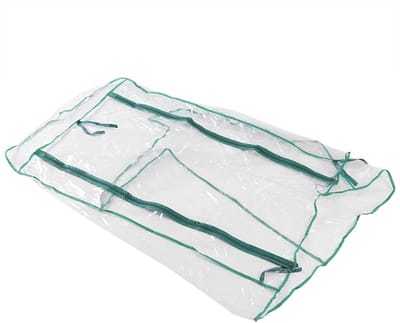 Tuinkas Mini - Kweekkas Buiten - Planten Beschermen - Corrosiebestendig PVC - 69 x 49 x 160 cm - Transparant