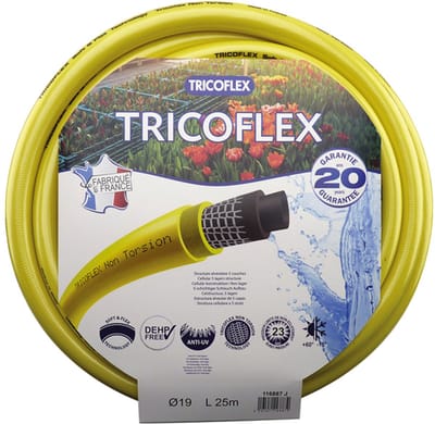 TRICOFLEX Soft&Flex - 20m - 12,5mm - Duurzaam - Flexibel - Weerbestendig - Tuinslang - Voor Intensief Gebruik