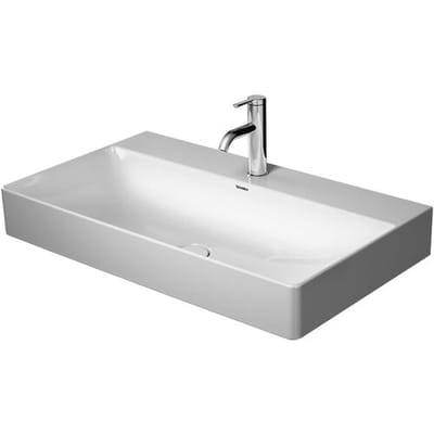 Duravit DuraSquare washbasin ground without tap hole 80 x 47 cm 2353800079