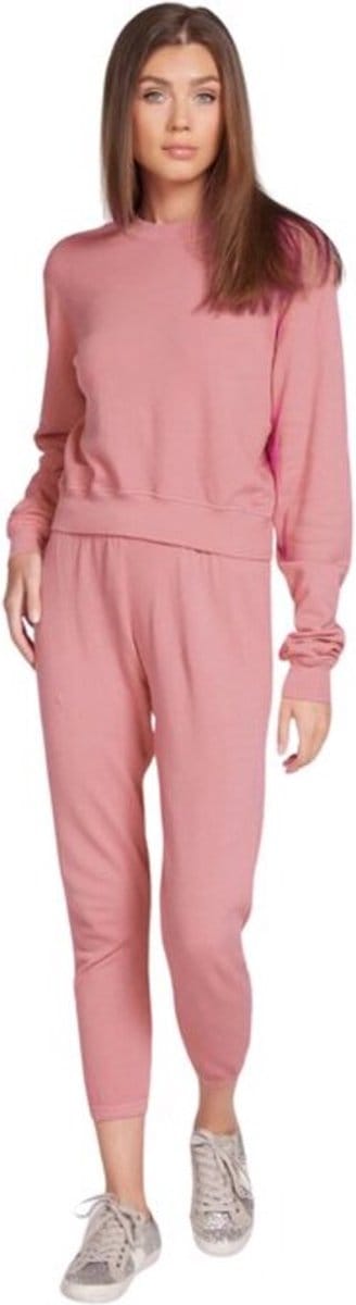 Stijlvolle Dames Huispak / Tracksuit / Joggingspak | 2-Delig Home Wear / Trainingspak | Sport Kleding | Roze - S