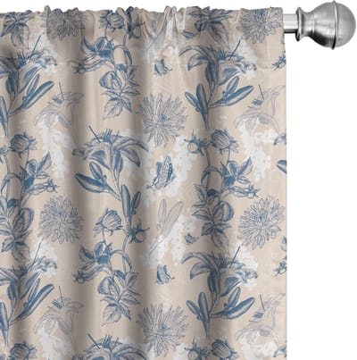 ABAKUHAUS Gordijnen – 2x75x175 cm – Microvezel – Verduisterend