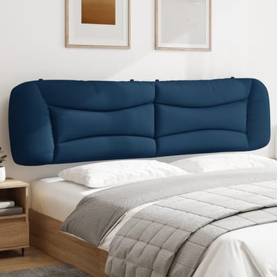 vidaXL - Hoofdbordkussen - "Hvar" - 200 - cm - stof - blauw